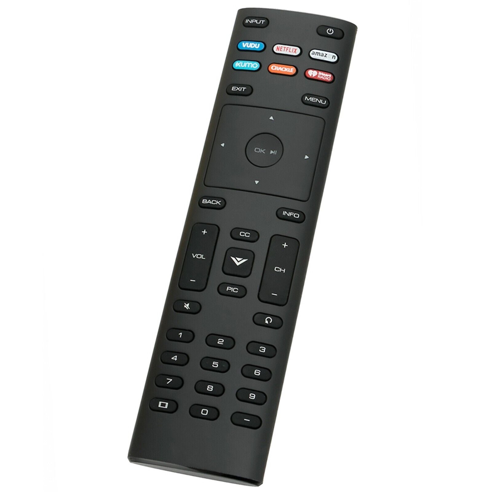 Nuevo XRT136 para Vizio Smart TV Control remoto con Vudu Amazon iHeart Netflix 6 teclas