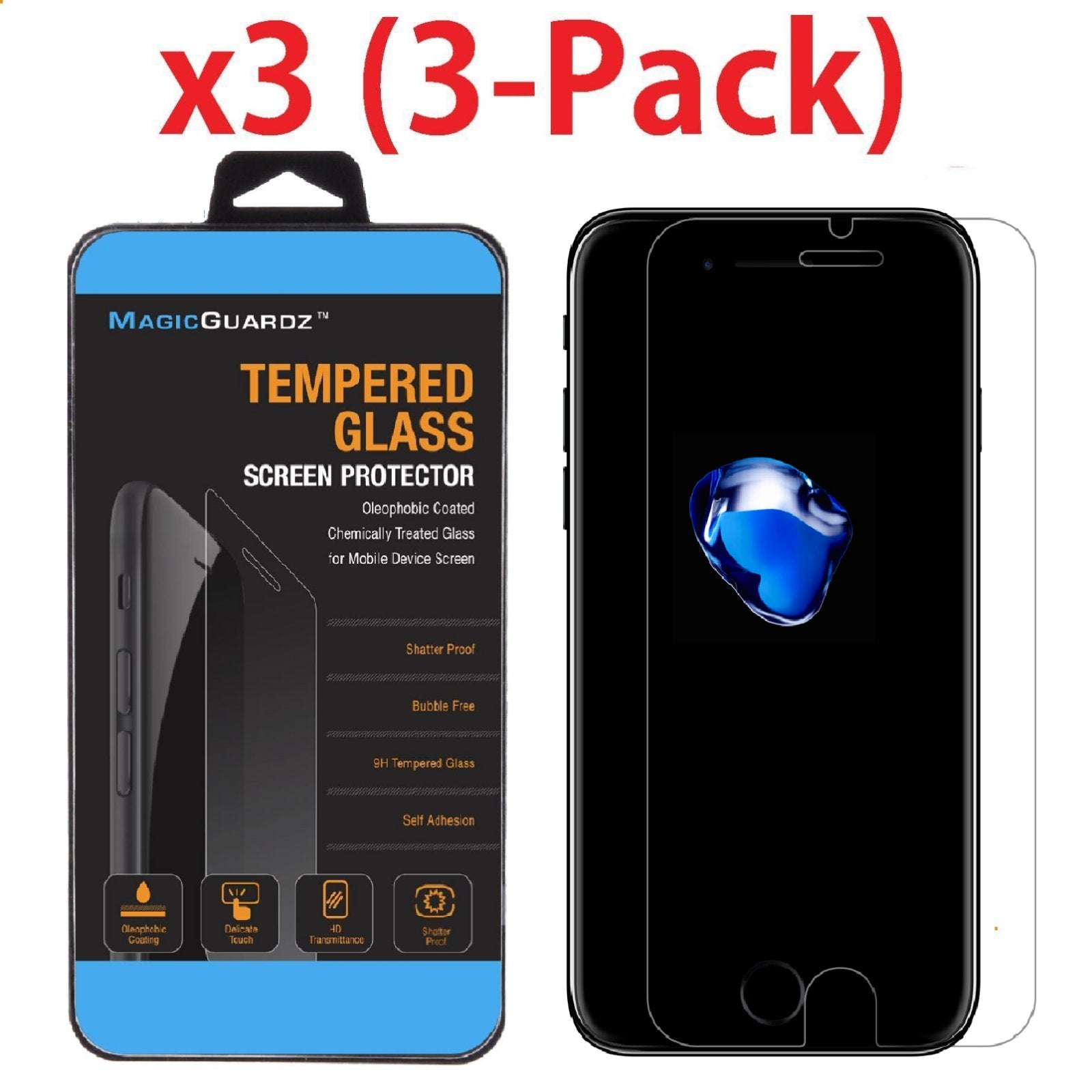 Premium Real Screen Protector Tempered Glass For iPhone 6 6s 7 8 Plus SE