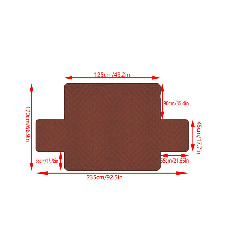 Quilted Sofa Cover Nonslip Couch Slipcover Pet Dog Protector Mat Waterproof Pad