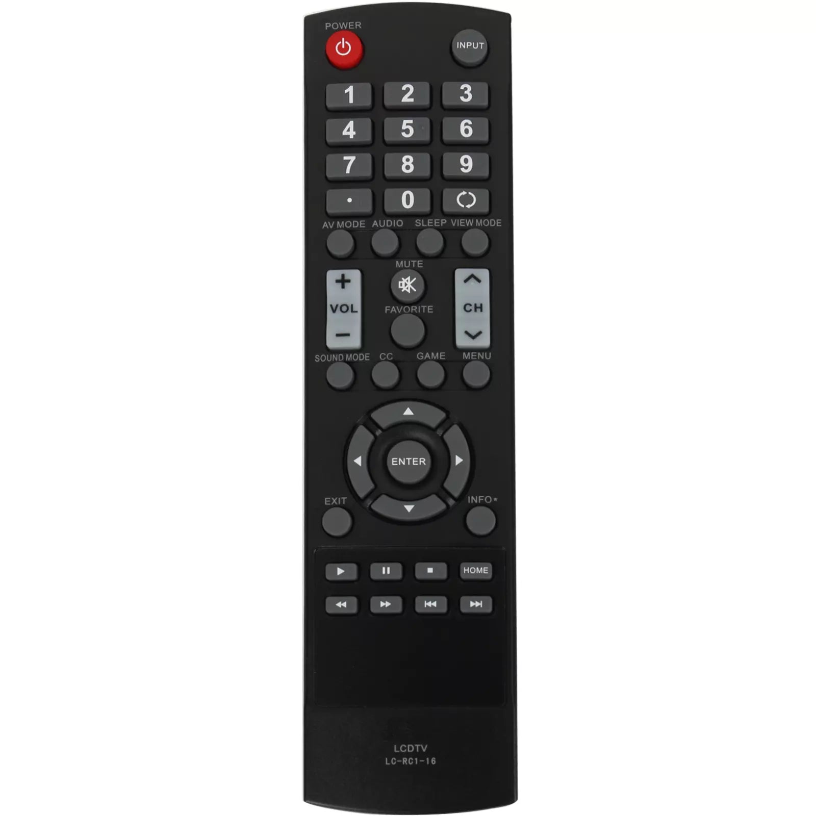 New LC-RC1-16 LCRC116 Remote for Sharp TV LC-32LB370 LC32LB370 LC-32LB370U