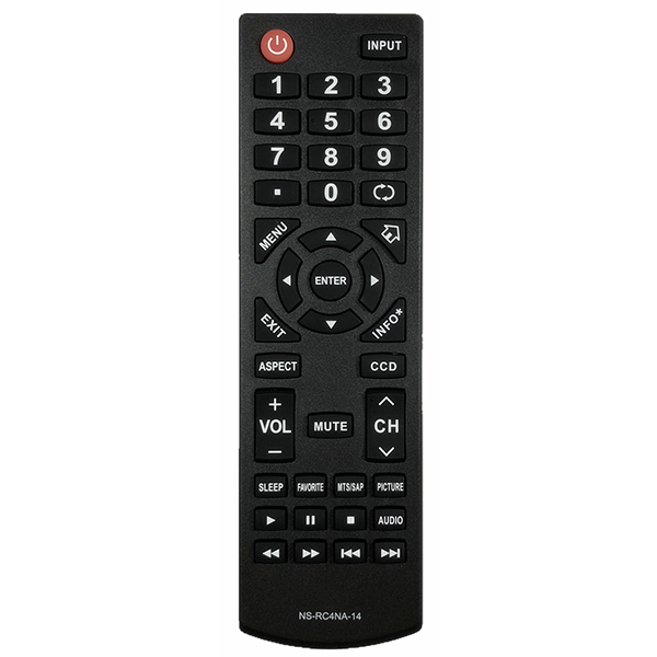 New TV Remote Control NS-RC4NA-14 for Most 2013/14 Insignia LCD LED TV