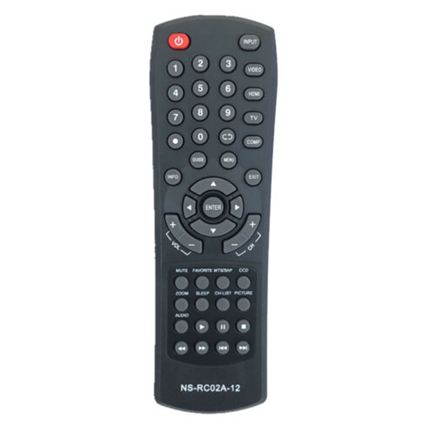 NEW Remote Control forl INSIGNIA NS-RC02A-12 Remote For All INSIGNIA LED LCD TV