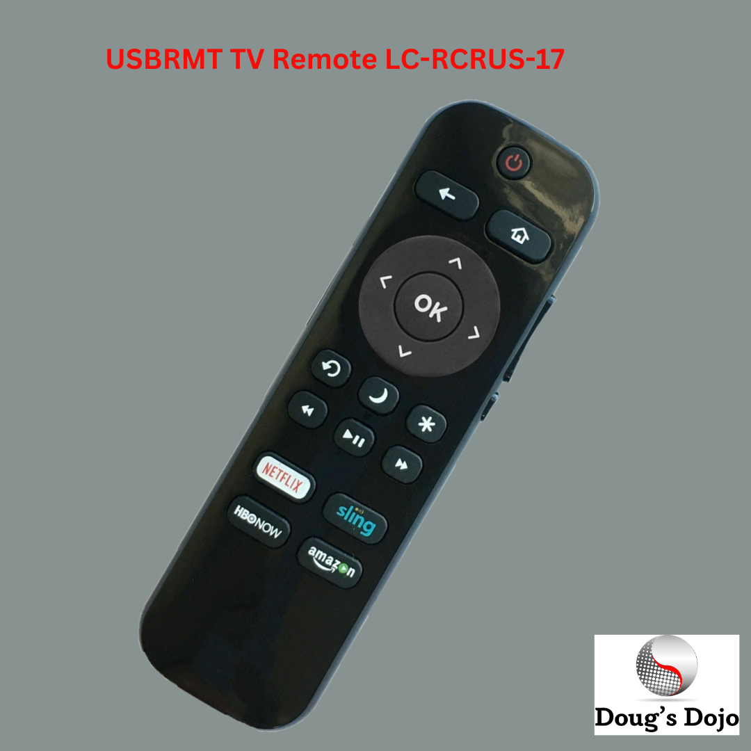 New TV Remote LC-RCRUS-17 For Hisense Roku TV Netflix 40h4d 50h4d 55h4d