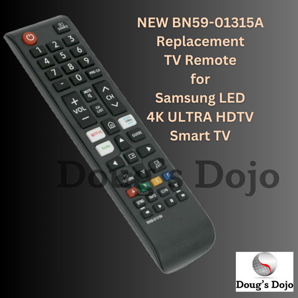 Nuevo mando a distancia de repuesto BN59-01315A para Samsung LED 4K ULTRA HDTV Smart TV
