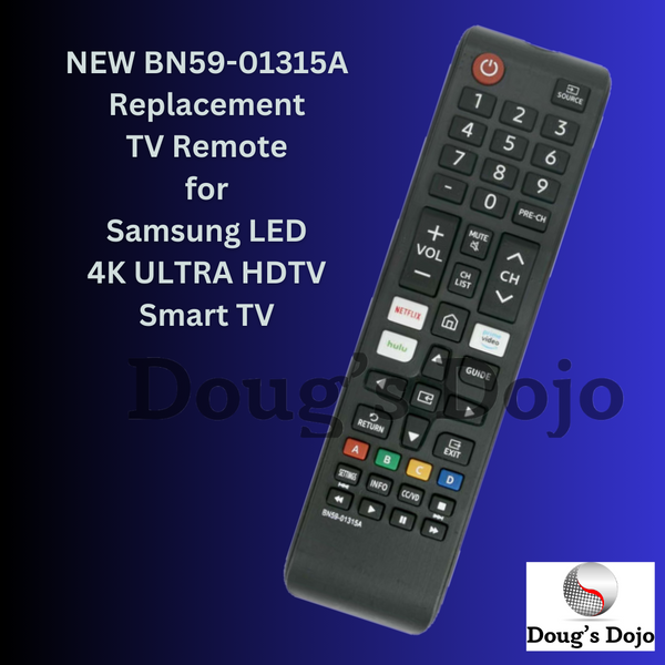 Nuevo mando a distancia de repuesto BN59-01315A para Samsung LED 4K ULTRA HDTV Smart TV