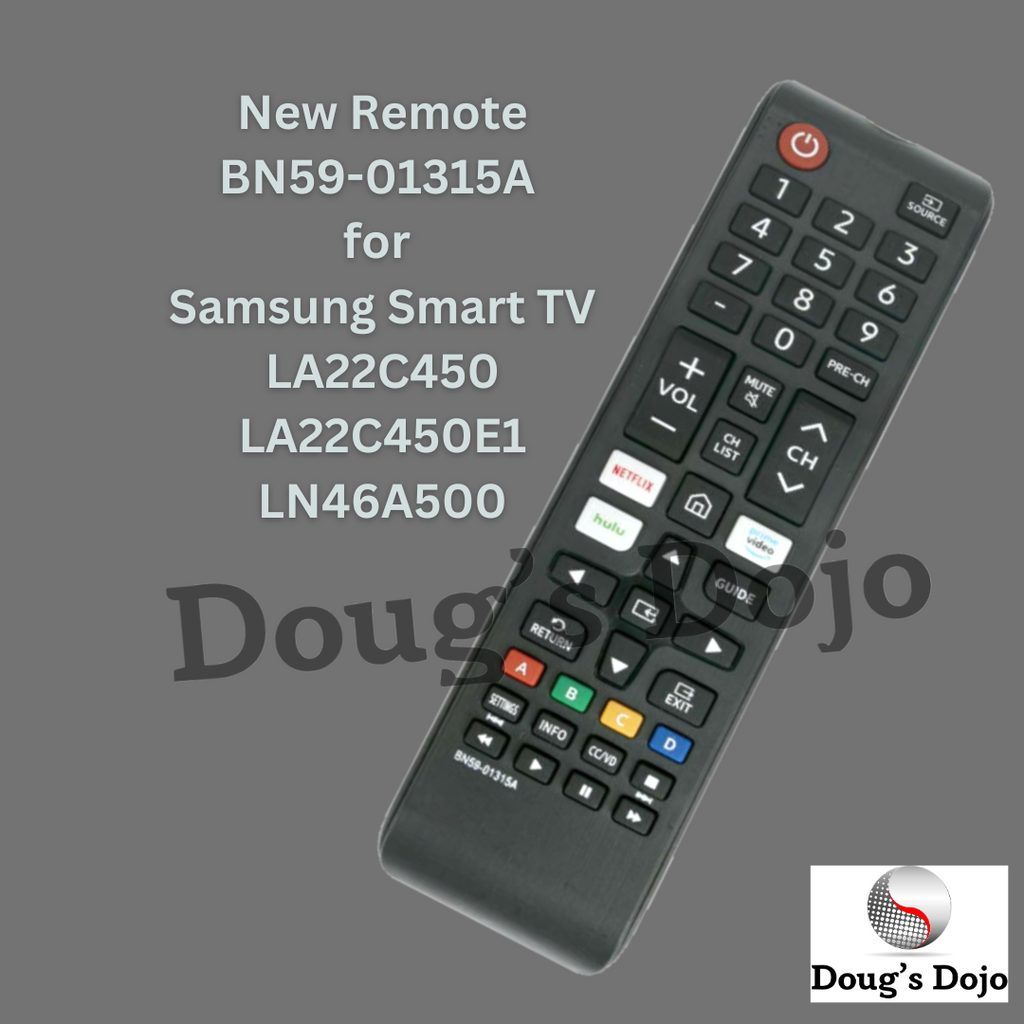 Nuevo mando a distancia BN59-01315A para Samsung Smart TV LA22C450 LA22C450E1 LN46A500