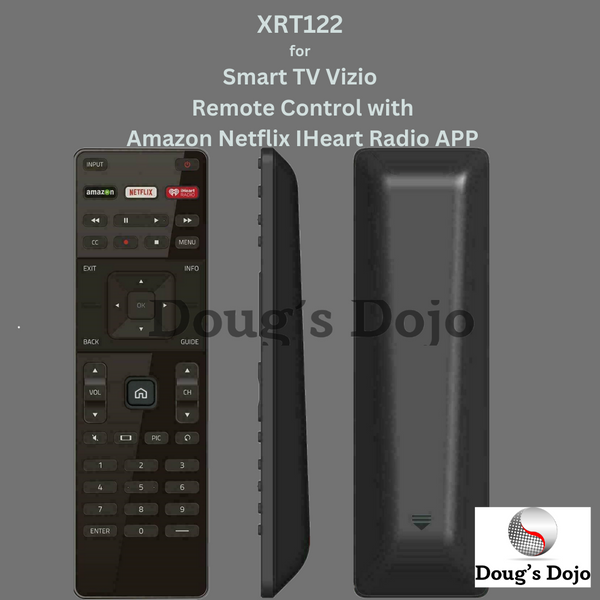 XRT122 for Smart TV Vizio Replacement Remote Control w Amazon Netflix IHeart Radio APP Key
