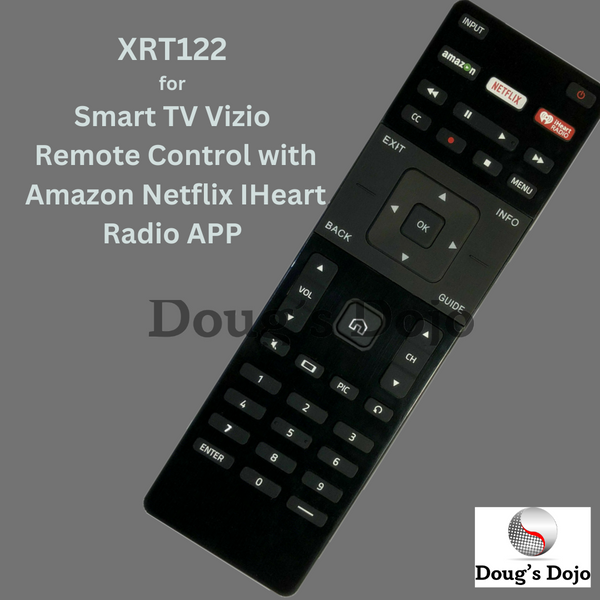 XRT122 for Smart TV Vizio Replacement Remote Control w Amazon Netflix IHeart Radio APP Key