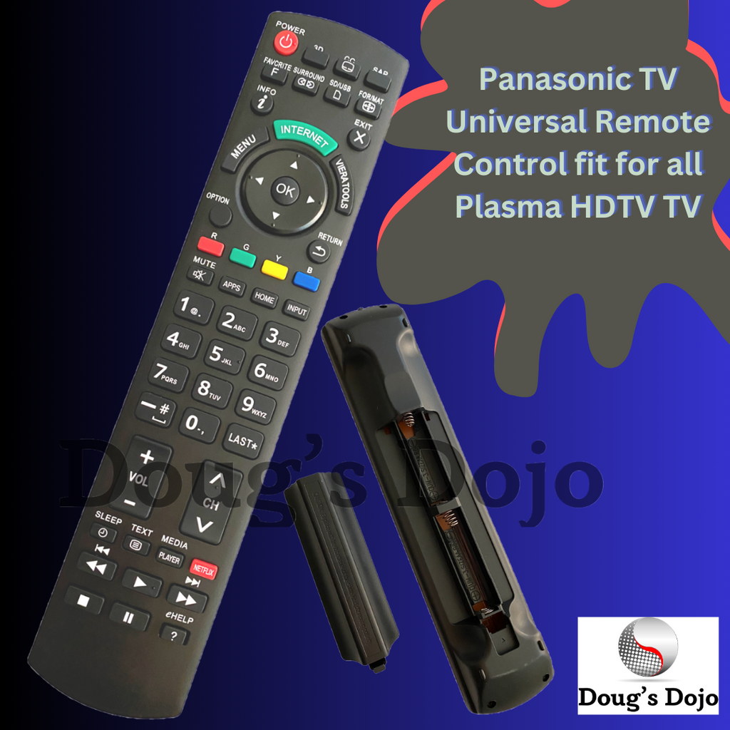 Panasonic TV Universal Replacement Remote Control fit for all Plasma HDTV TV