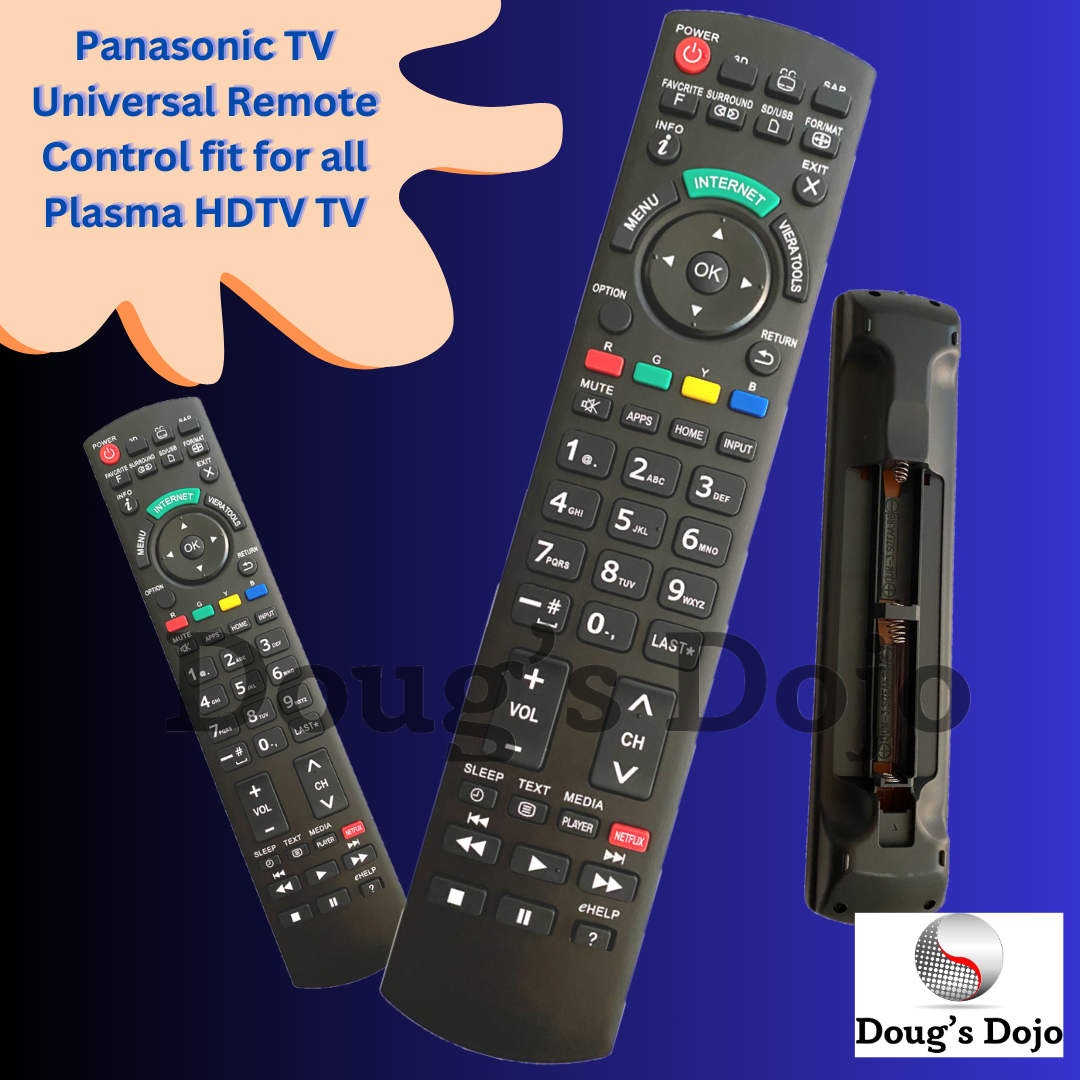 Panasonic TV Universal Replacement Remote Control fit for all Plasma HDTV TV