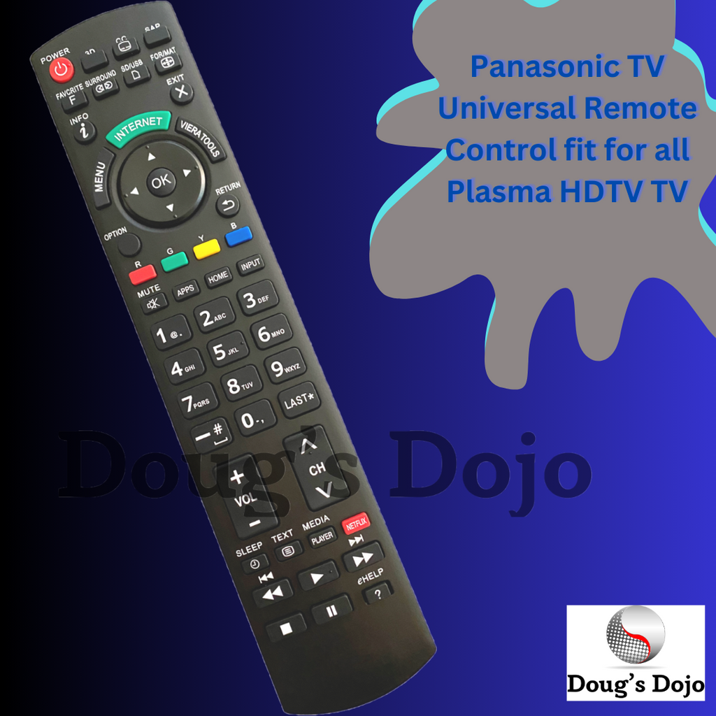 Panasonic TV Universal Replacement Remote Control fit for all Plasma HDTV TV