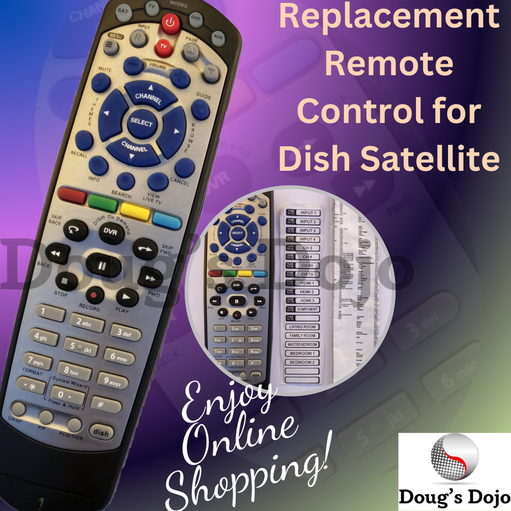 New Replacement Remote for Dish Satellite Receiver ExpressVU 20.1 IR Network