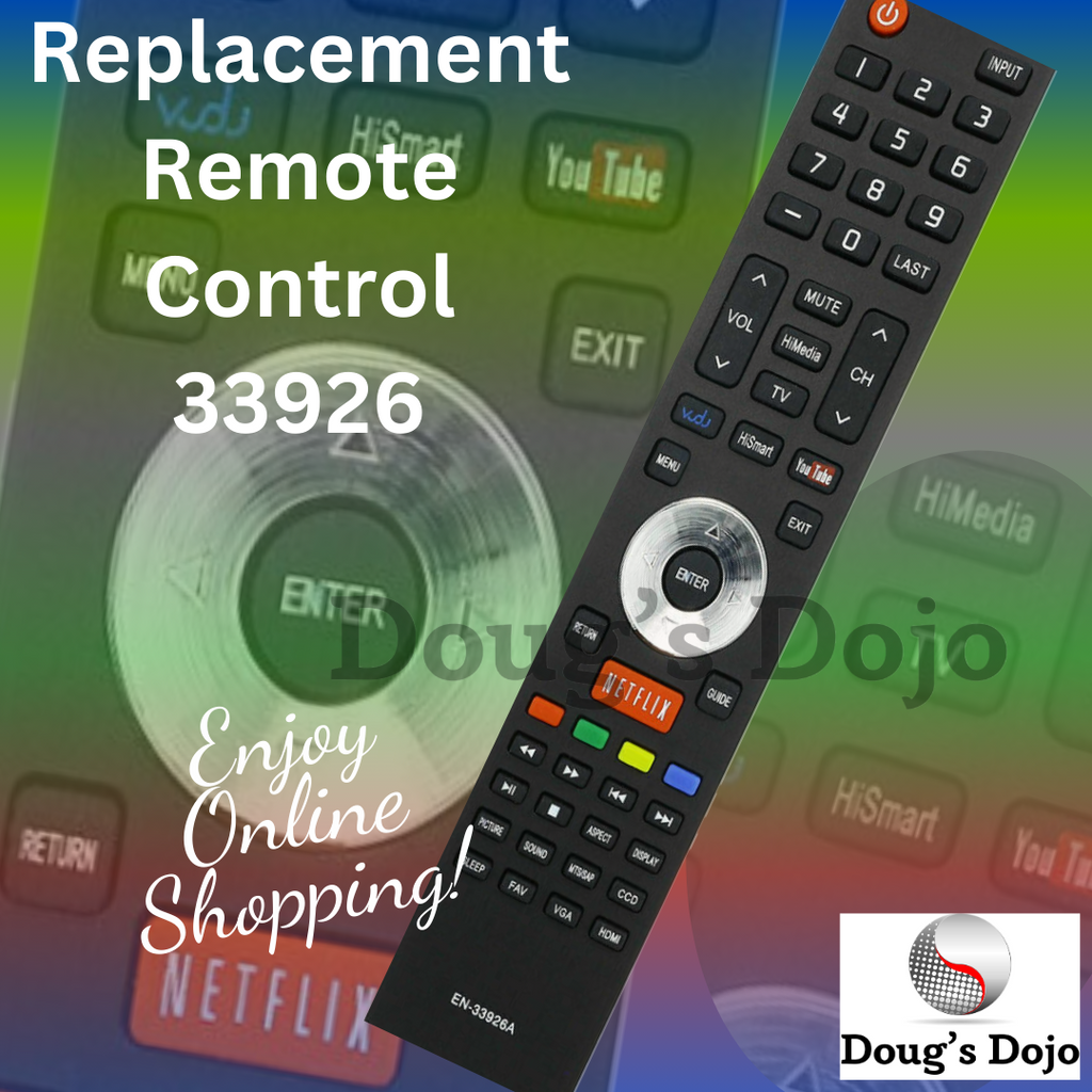 NEW Replacement Remote Control EN-33926A For Hisense Smart TV