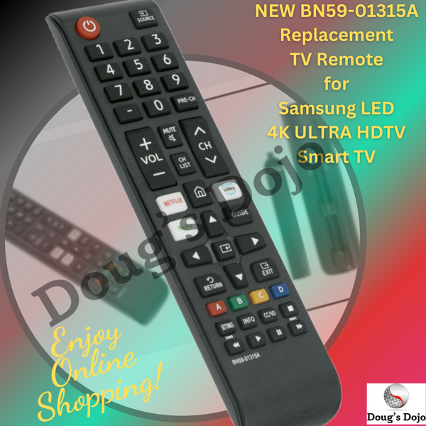 Nuevo mando a distancia de repuesto BN59-01315A para Samsung LED 4K ULTRA HDTV Smart TV