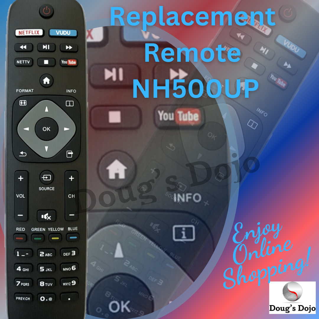 New TV Remote Control For All Philips LCD LED Smart TV Netflix Vudu Youtube