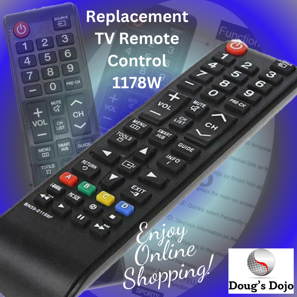 New BN59-01199F Remote Control Universal for most Samsung Smart TV LED LCD HDTV