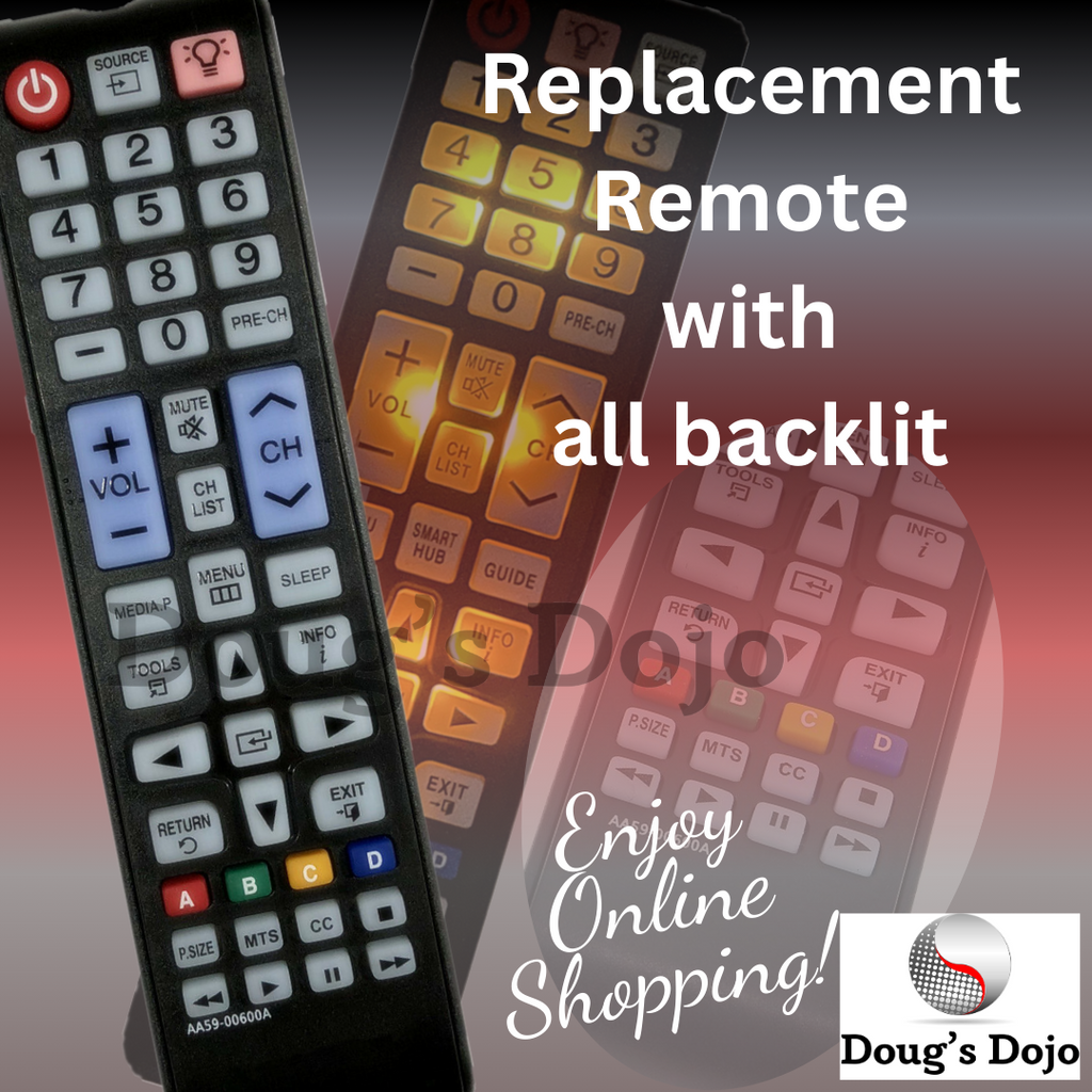 New TV Remote with all backlit light-up buttons for All Samsung Smart TVs