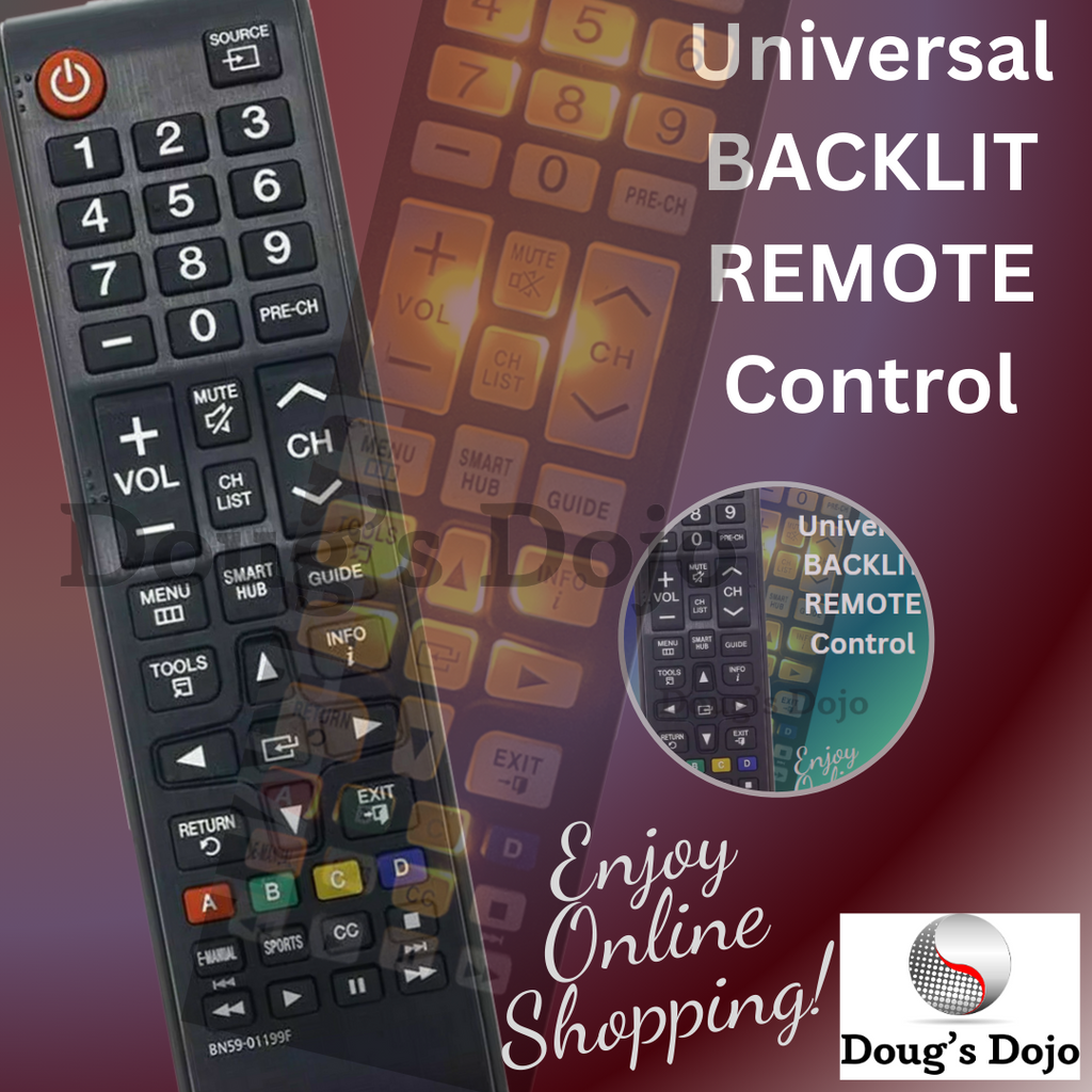 NEW TV BACKLIT REMOTE BN59-01199F For ALL SAMSUNG TV UN60D7000 UN65HU8550