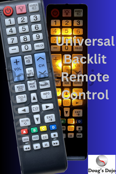 New Universal Backlit Remote Control for ALL Samsung LCD LED HDTV 3D Smart TVs