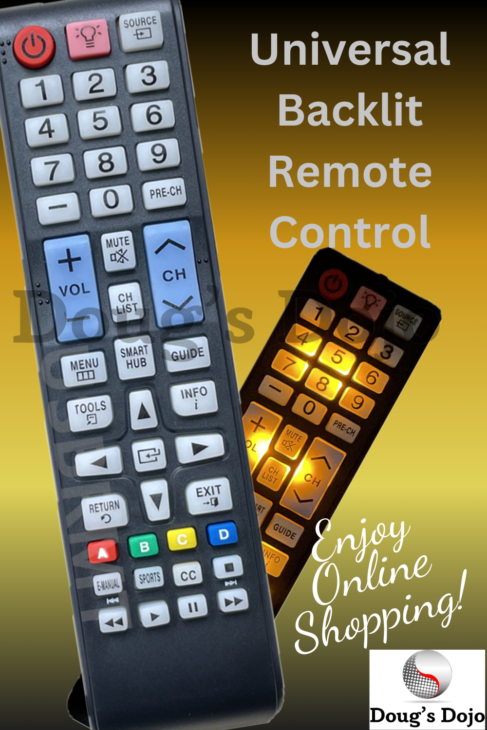 New TV Remote Control BN5901199F Backlit for All Samsung LED LCD HDTV Smart TV
