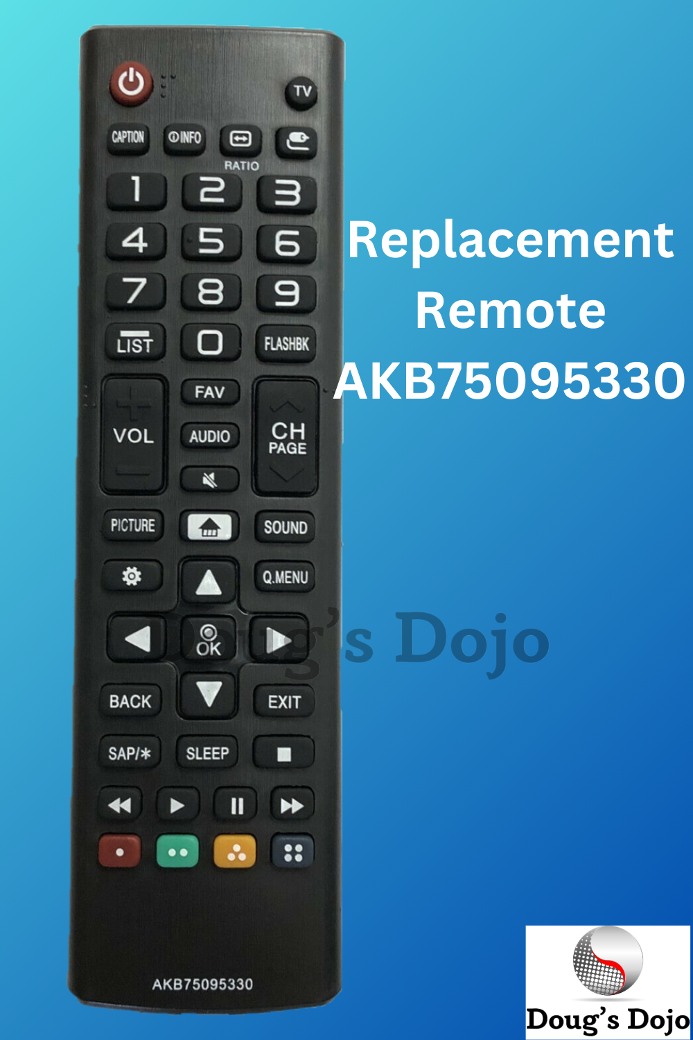 New LG Replacement TV Remote Control AKB75095330 For LG LCD LED Smart TV
