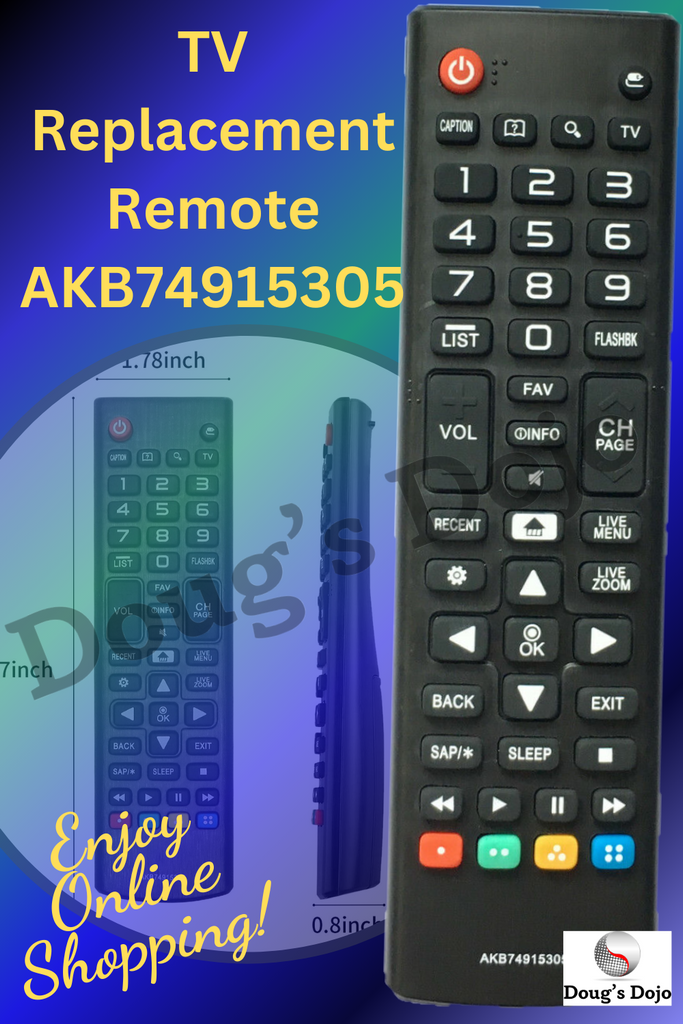 Nuevo mando a distancia AKB74915305 para televisores LG 43UH6030 43UH6100 43UH6500 49UH6030