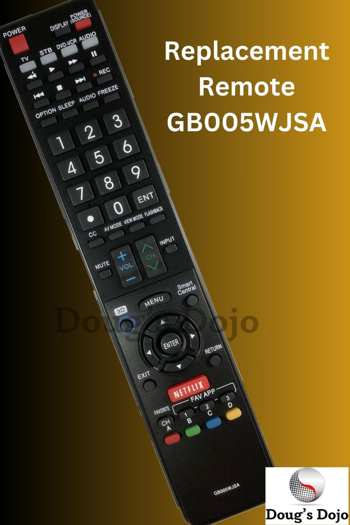 NEW  Remote GB005WJSA For SHARP AQUOS TV GA890WJSA LC70LE650U LC60LE650U