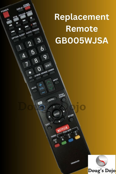 NEW  Remote GB005WJSA For SHARP AQUOS TV GA890WJSA LC70LE650U LC60LE650U