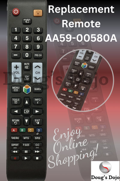 NEW REMOTE CONTROL AA59-00580A For SAMSUNG LED SMART TV PN50A450P1DXZA