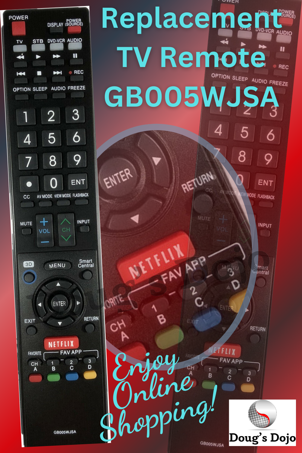 Nuevo control remoto de TV GB005WJSA para SHARP AQUOS TV GA890WJSA GB118WJSA LC60C6400U