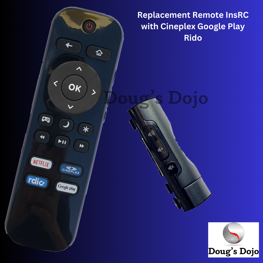 New Remote For Insignia Roku TV with Cineplex Google Play Rido NS-43DR710NA17