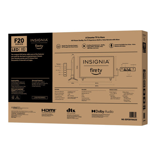 Insignia- 32" Class F20 Series LED HD Smart Fire TV