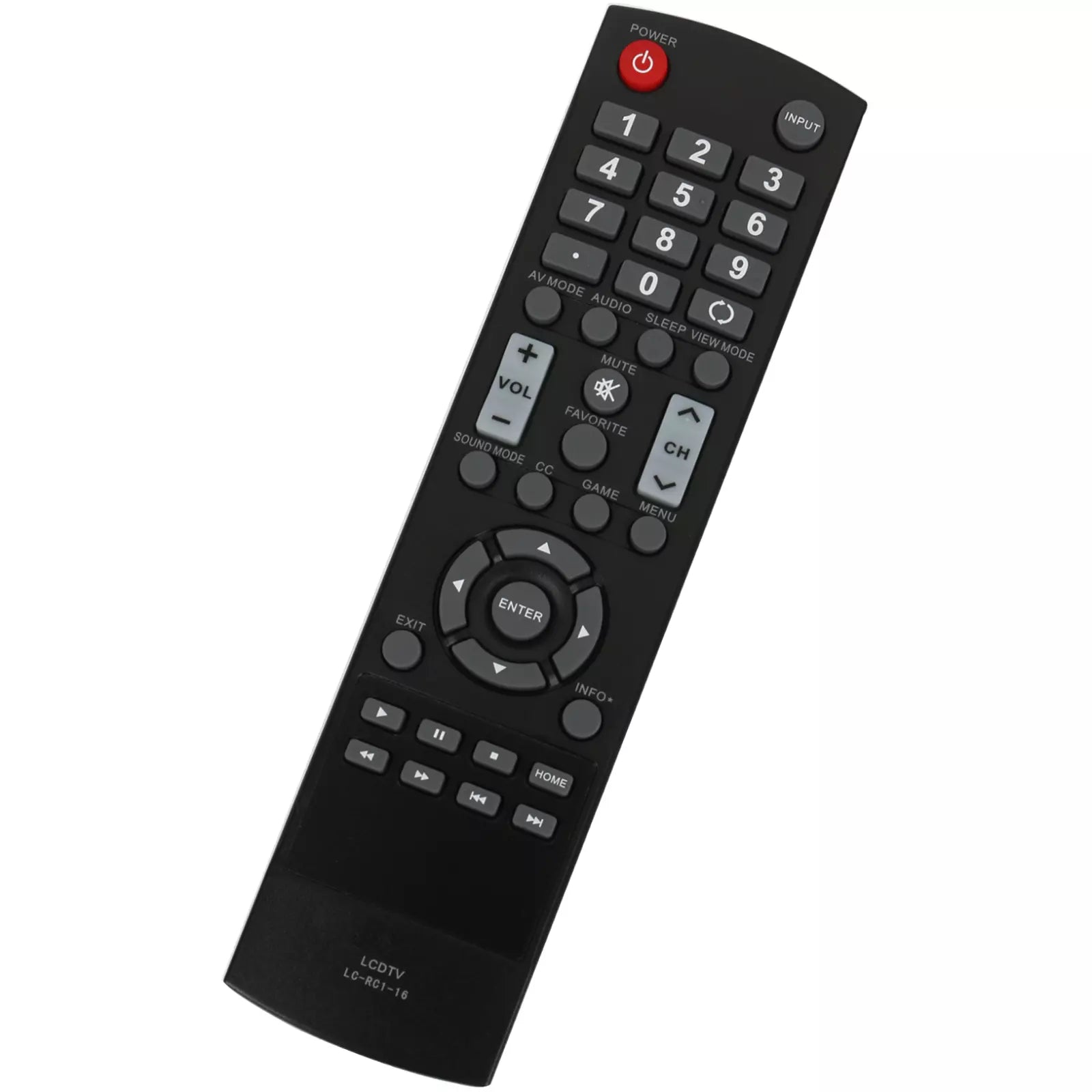 New LC-RC1-16 LCRC116 Remote for Sharp TV LC-32LB370 LC32LB370 LC-32LB370U