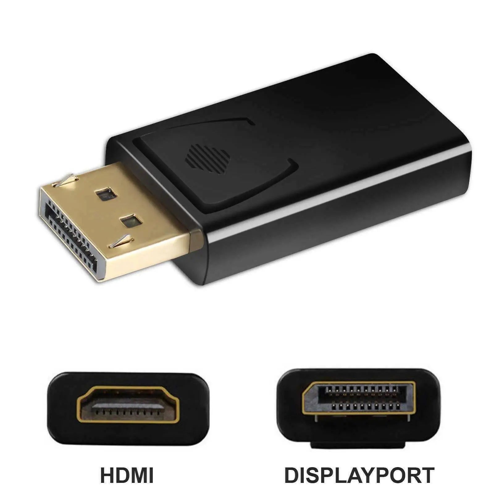 Nuevo Display Port a HDMI macho hembra Adaptador convertidor DisplayPort DP a HDMI