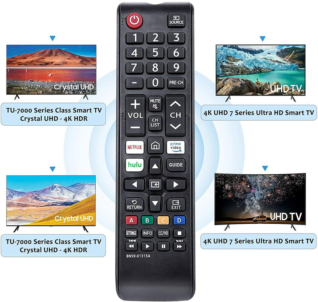 Nuevo mando a distancia de repuesto BN59-01315A para Samsung LED 4K ULTRA HDTV Smart TV
