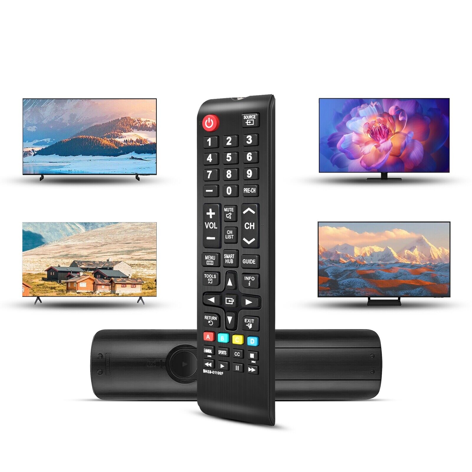 Samsung Remote Control (BN59-01301A) for Select Samsung TVs - Black