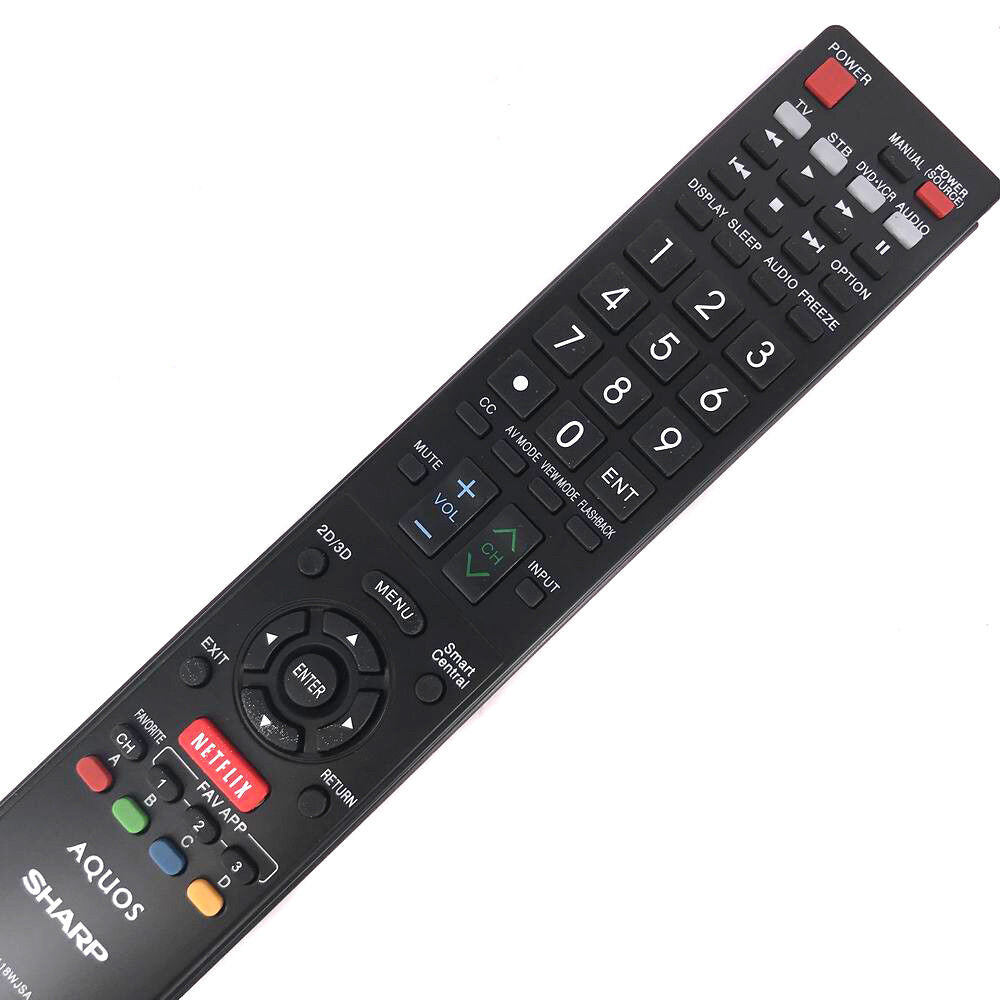 New Sharp Replacement TV Remote GB005WJSA for Sharp AQUOS TV Remote Control