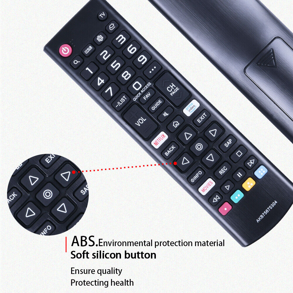 New AKB75675304 Replace Remote Control for LG Smart TV 50UN7000PUC 65UN7000PUD