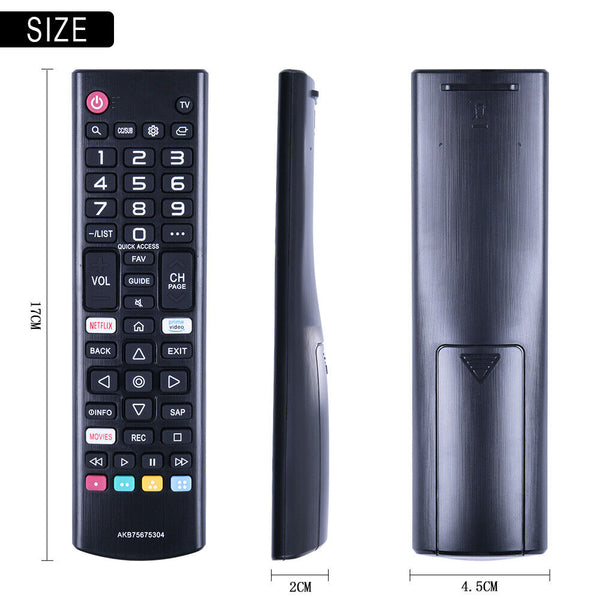 New AKB75675304 Replace Remote Control for LG Smart TV 50UN7000PUC 65UN7000PUD