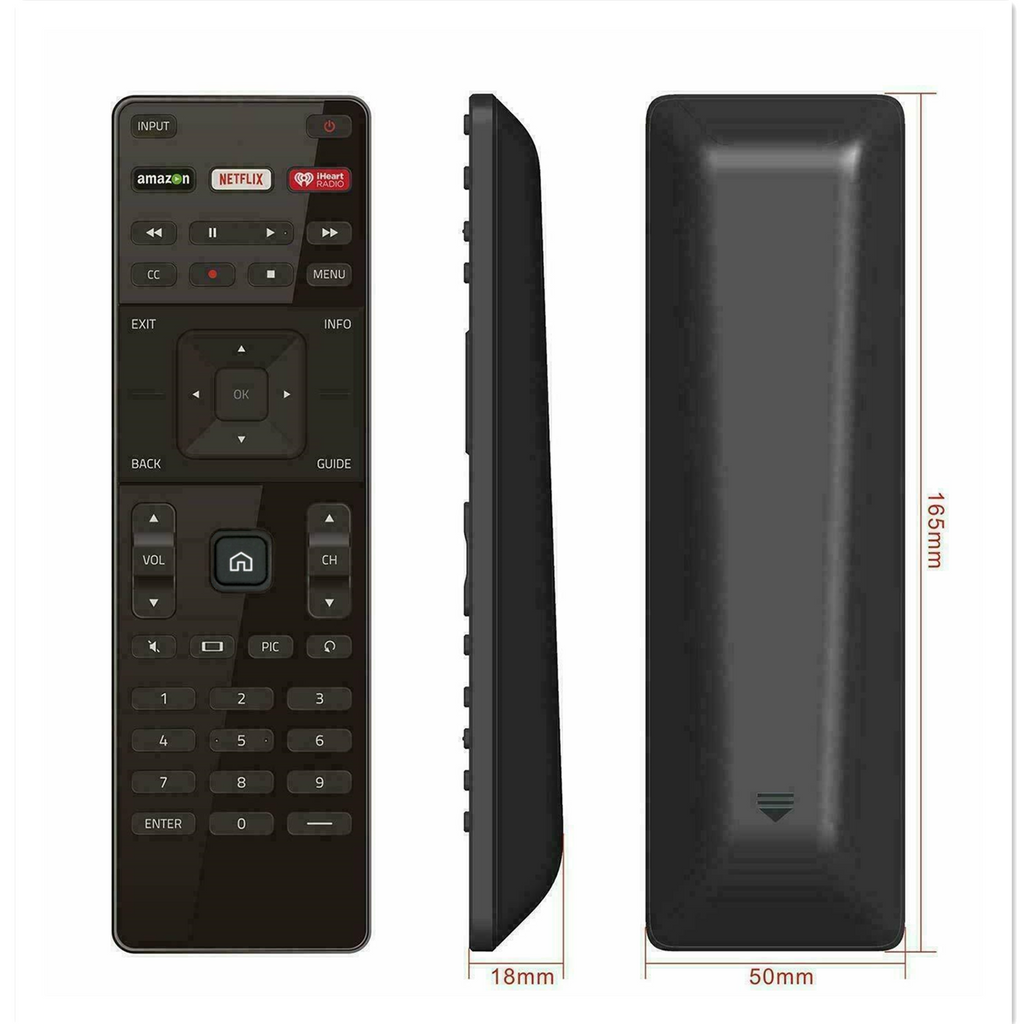 XRT122 for Smart TV Vizio Replacement Remote Control w Amazon Netflix IHeart Radio APP Key