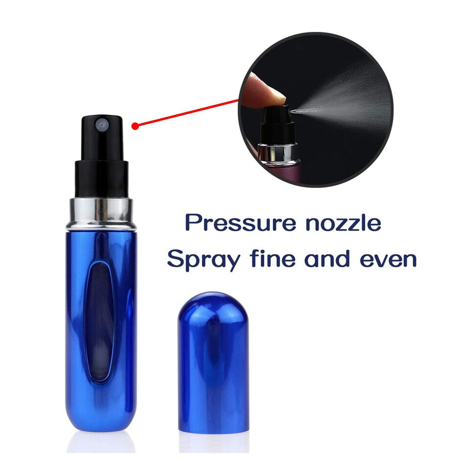 Mini Refillable Travel Portable Perfume Atomizer Bottle Spray Pump Case