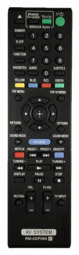 NEW USBRMT Remote RM-ADP069 For Sony AV System BDV-N890W BDV-T57 BDV-E280