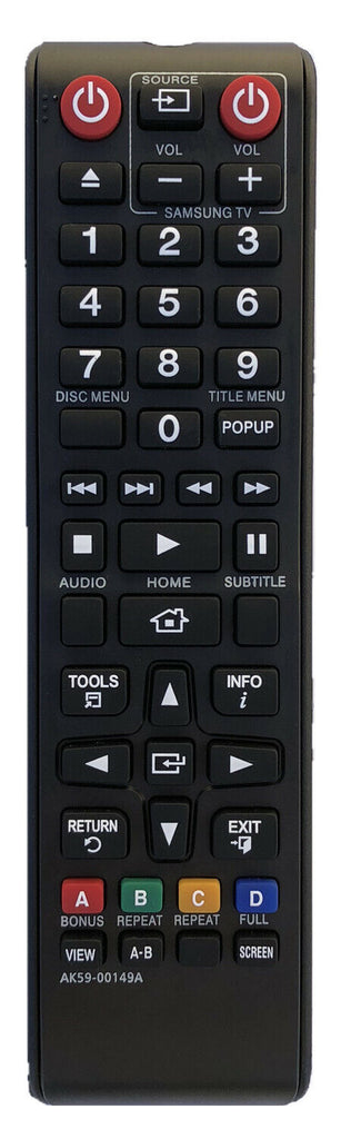 New Replacement Remote AK59-00149A AK59-00145A for Samsung Blu-Ray DVD Player