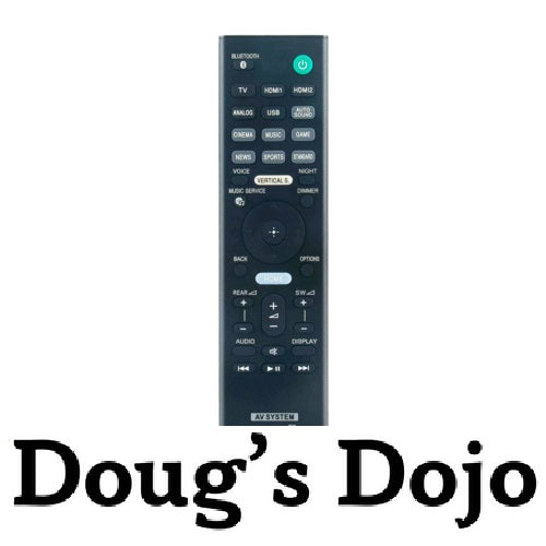 New Remote Control for Sony Soundbar System HT-A7000 HTA7000 RMT-AH509U - Doug's Dojo