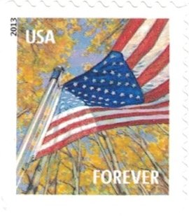 USPS Forever Postage Stamps Flags 100 Count (Seasons)