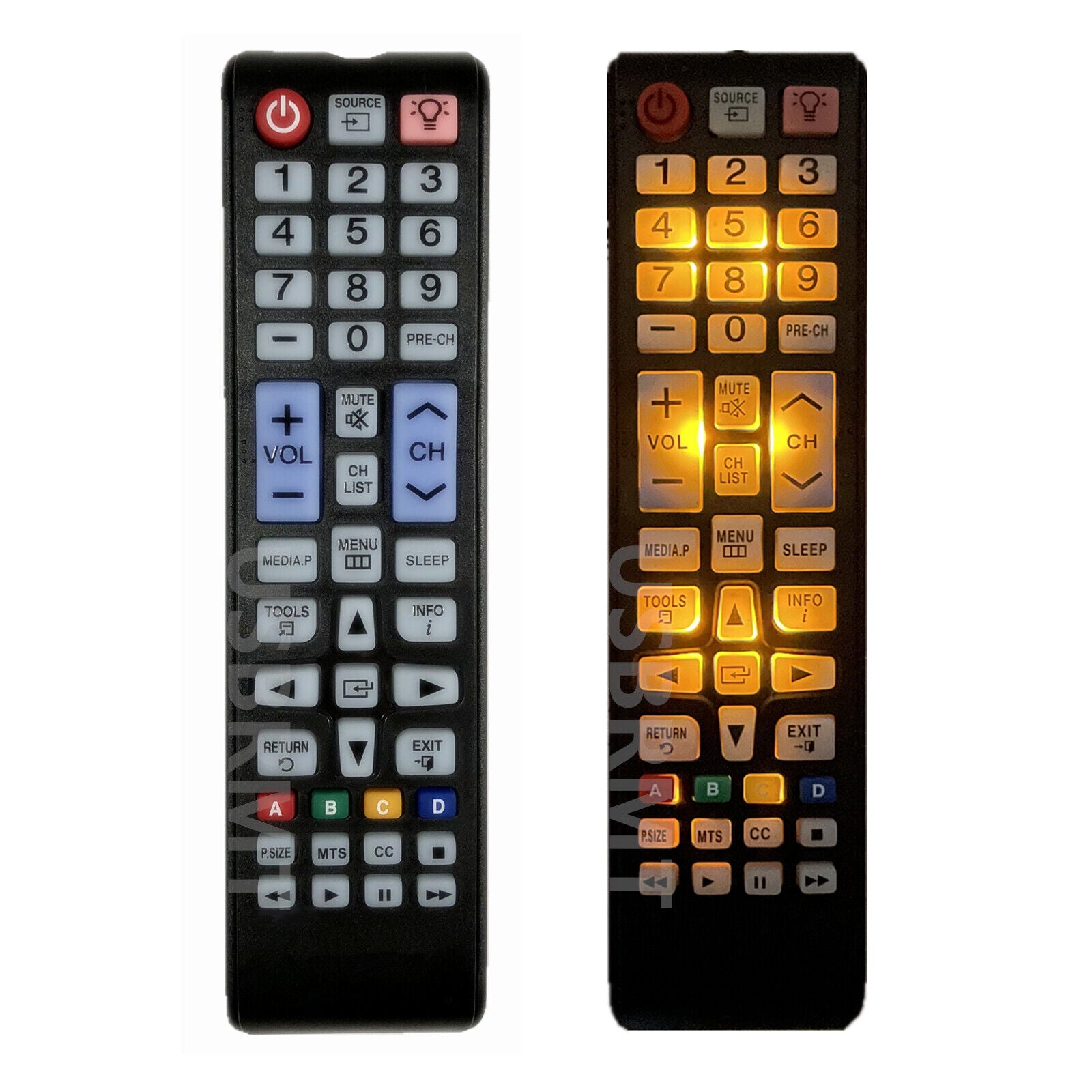 NEW USBRMT TV Remote AA59-00600A with backlight for SAMSUNG Smart LCD LED TV