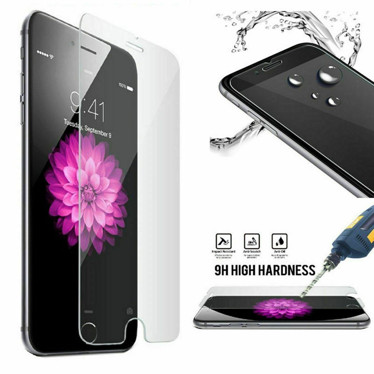 Premium Real Screen Protector Tempered Glass For iPhone 6 6s 7 8 Plus SE