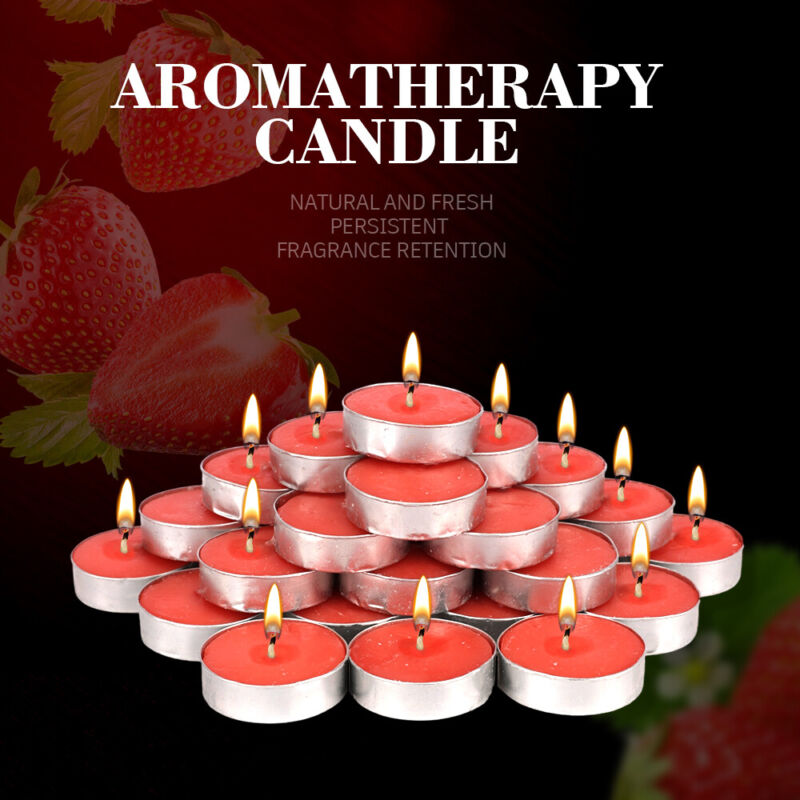 30-180 PCS Scented Tea Lights Candles Bulk Tealight Candle 4hr Lasting for Party