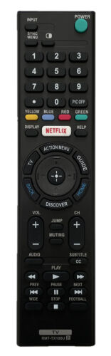 New TV Remote RMT-TX100U For SONY Bravia TV KDL-46HX850 KDL-50W790B sub RM-YD103 - Doug's Dojo