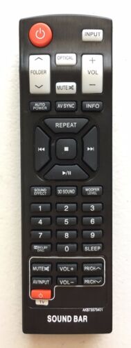 NEW USBRMT Remote AKB73575401 For LG Sound Bar NB5540A NB5541 NB2430A NB4540 - Doug's Dojo
